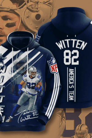 Dallas Cowboys Jason Witten Hoodie Genxprint