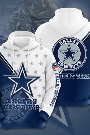 Dallas Cowboys Logo NFL Football Team Hoodie Genxprint