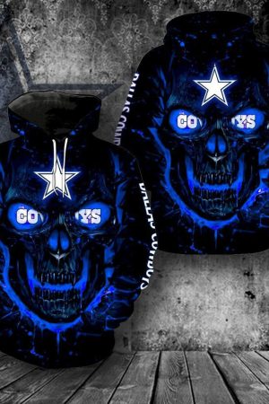 Dallas Cowboys New Full NFL Hoodie Zip Hoodie Genxprint