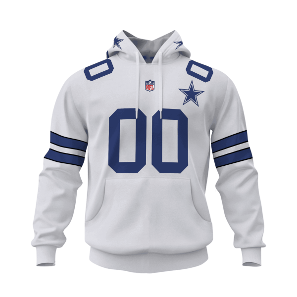 Dallas Cowboys Personalized Name And Number NFL 3D Hoodie Style Genxprint - Image 2