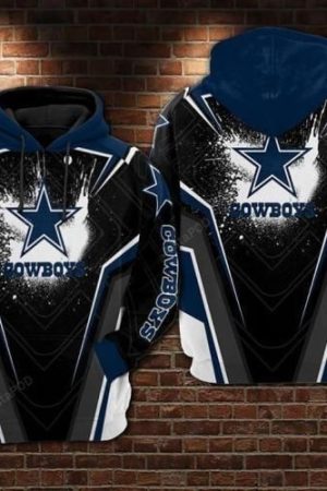 Dallas Cowboys Printed NFL Hoodie Genxprint