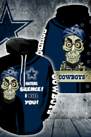 Dallas Cowboys Skull Full Hoodie Genxprint