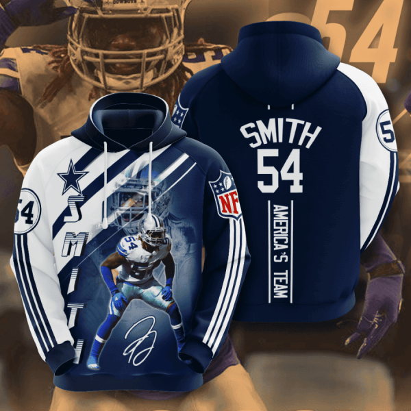 Dallas Cowboys Smith 54 Hoodie Genxprint