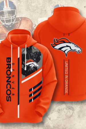 Denver Broncos American Football Hoodie Genxprint