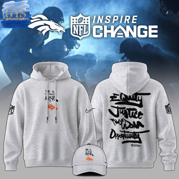 Denver Broncos NFL Be A Change Maker Hoodie Genxprint