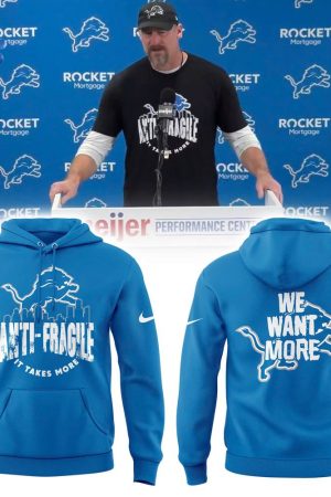 Detroit Lions 2025 We Want More Hoodie Genxprint