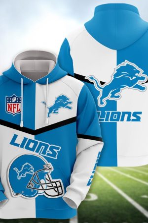 Detroit Lions 3D printed Sweatshirt Hoodie Zipped Hoodie Genxprint