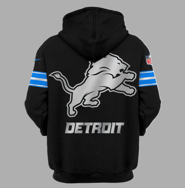 Detroit Lions Motor City NFL 3D Hoodie Genxprint - Image 3