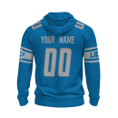 Detroit Lions Personalized Name And Number NFL 3D Hoodie Style Genxprint