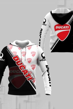 Ducati Pramac Racing All Over Print Hoodie Zip Hoodie Genxprint