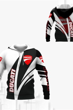 Ducati Pramac Racing All Over Print Hoodie Zip Hoodie Genxprint