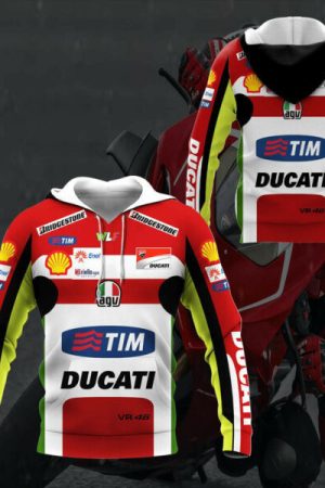 Ducati Racing Shirt Fan Gift 634 Stylist Unisex 3d Hoodie Zip Hoodie Genxprint