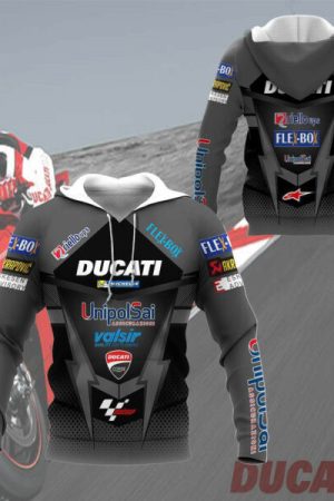 Ducati Racing Shirt Fan Gift 635 Stylist Unisex 3d Hoodie Zip Hoodie Genxprint