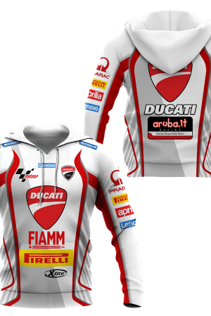 Ducati Superbike Team All Over Print Hoodie Zip Hoodie Genxprint