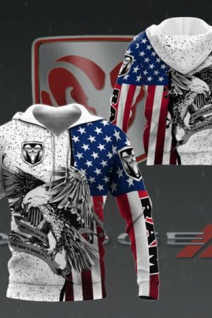 Eagle Dodge Ram Sports Car 8k470 Fan Gift 3d Zip Hoodie Ii0 Genxprint