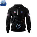 Fanatics Black Houston Texans Alternate Helmet Pullover Hoodie Genxprint