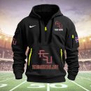 Florida State Seminoles Quarter Zip Hoodie Genxprint