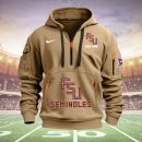 Florida State Seminoles Quarter Zip Hoodie Genxprint