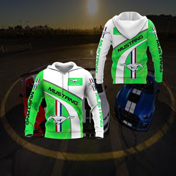 Ford Mustang Luxury Car 8k198 Fan Gift 3d Zip Hoodie Ii Genxprint