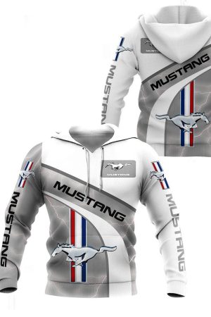 Ford Mustang Luxury Car 8k202 Fan Gift 3d Zip Hoodie Ii Genxprint