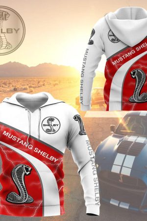 Ford Mustang Shelby Luxury Car 8k204 Fan Gift 3d Zip Hoodie Ii Genxprint