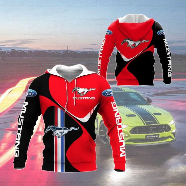 Ford Mustang Shelby Luxury Car 8k219 Fan Gift 3d Zip Hoodie Ii Genxprint