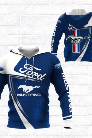 Ford Mustang Shelby Luxury Car 8k229 Fan Gift 3d Zip Hoodie Ii Genxprint