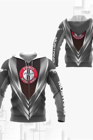 Ford Mustang Shelby Luxury Car 8k233 Fan Gift 3d Zip Hoodie Ii Genxprint