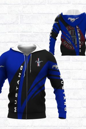 Ford Mustang Shelby Luxury Car 8k235 Fan Gift 3d Zip Hoodie Ii Genxprint