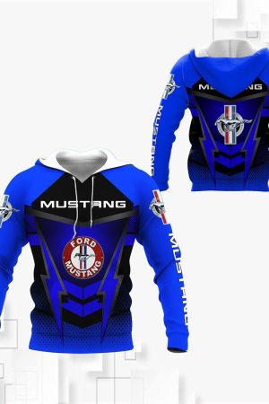 Ford Mustang Shelby Luxury Car 8k243 Fan Gift 3d Zip Hoodie Ii Genxprint