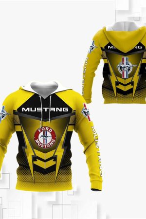 Ford Mustang Shelby Luxury Car 8k245 Fan Gift 3d Zip Hoodie Ii Genxprint