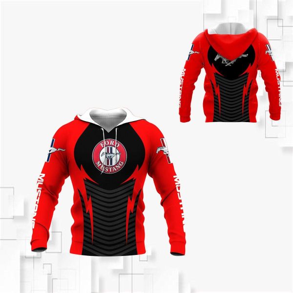 Ford Mustang Shelby Luxury Car 8k249 Fan Gift 3d Zip Hoodie Ii Genxprint