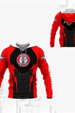 Ford Mustang Shirt Fan Gift 921 Stylist Unisex 3d Hoodie Zip Hoodie Genxprint