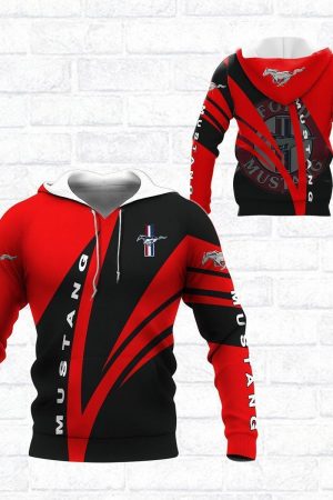 Ford Mustang Shirt Fan Gift 935 Stylist Unisex 3d Hoodie Zip Hoodie Genxprint
