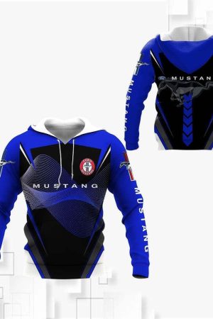 Ford Mustang Shirt Fan Gift 937 Stylist Unisex 3d Hoodie Zip Hoodie Genxprint