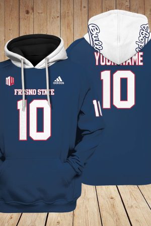 Fresno State Bulldogs football NCAA Custom 3D Hoodie PT Genxprint