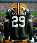 Green Bay Packers Custom Name And Number 3D Hoodie Style Genxprint