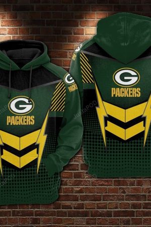Green Bay Packers Nfl Football Hoodie Zip Hoodie Genxprint