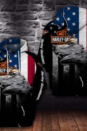 Harley Davidson Motocycle Hoodie Genxprint