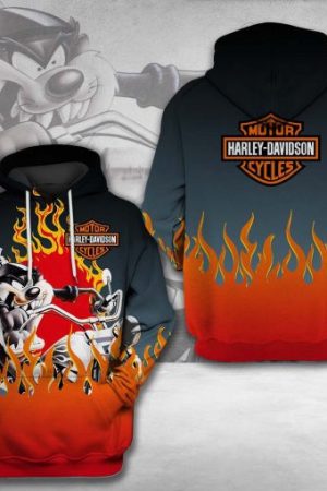 Harley Davidson Motocycle Hoodie Genxprint