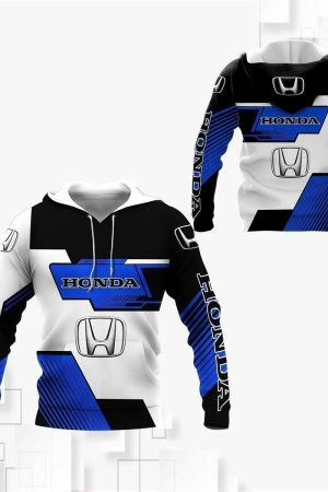 Honda Fan Gift 3 Stylist Unisex Cartoon 3d Hoodie Zip Hoodie Genxprint
