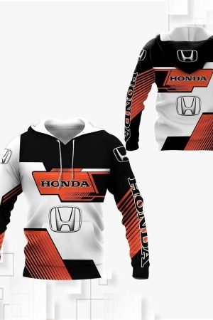 Honda Fan Gift 4 Stylist Unisex Cartoon 3d Hoodie Zip Hoodie Genxprint