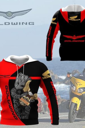 Honda Gold Wing Shirt Fan Gift 195 Stylist Unisex 3d Hoodie Zip Hoodie Genxprint