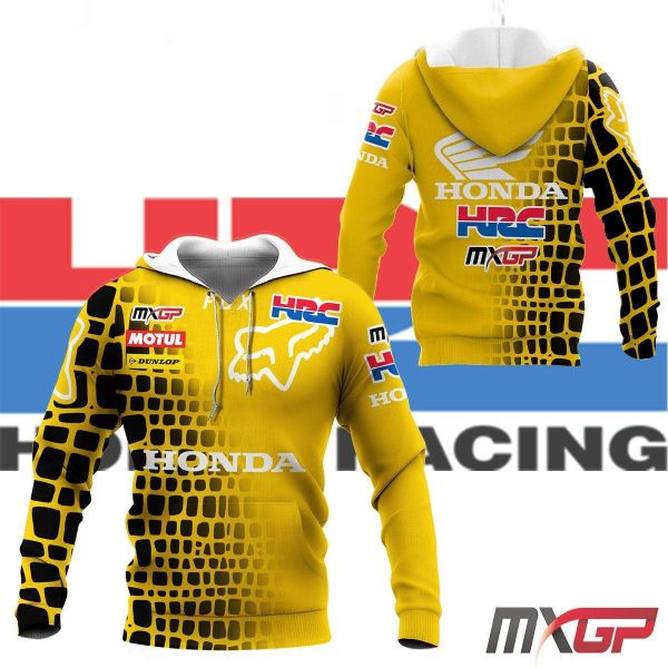 Honda Hrc Mxgp Shirt Fan Gift 296 Stylist Unisex 3d Hoodie Zip Hoodie Genxprint