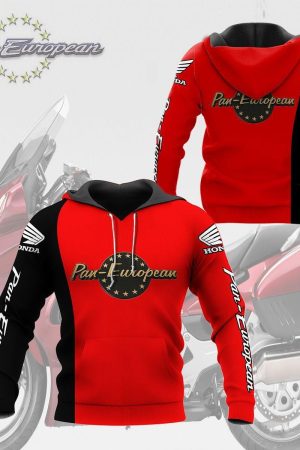 Honda Pan European Shirt Fan Gift 203 Stylist Unisex 3d Hoodie Zip Hoodie Genxprint