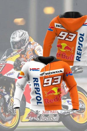 Honda Racing Racing Shirt Fan Gift 516 Stylist Unisex 3d Hoodie Zip Hoodie Genxprint