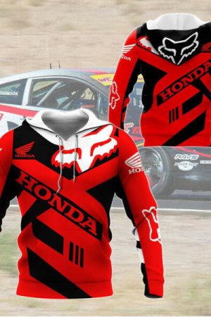 Honda Racing Shirt Fan Gift 651 Stylist Unisex 3d Hoodie Zip Hoodie Genxprint