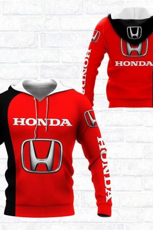 Honda Shirt Fan Gift 982 Stylist Unisex 3d Hoodie Zip Hoodie Genxprint