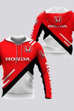 Honda Shirt Fan Gift 984 Stylist Unisex 3d Hoodie Zip Hoodie Genxprint