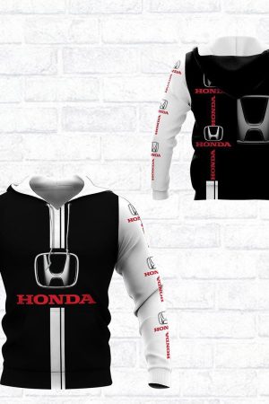 Honda Shirt Fan Gift 985 Stylist Unisex 3d Hoodie Zip Hoodie Style Genxprint